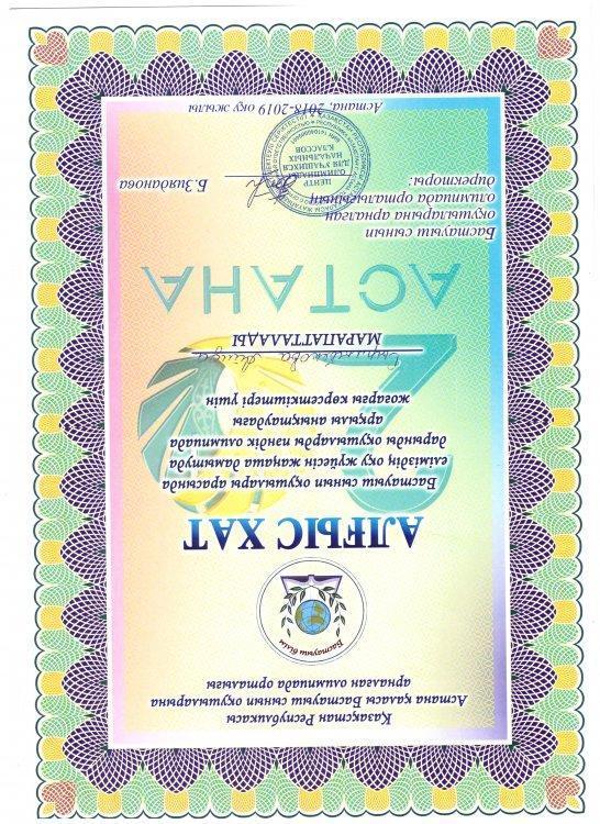 Сырлыбекова Аиида